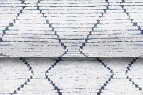 Svetlý sivý moderný koberec s jednoduchým vzorom Šírka: 80 cm | Dĺžka: 150 cm