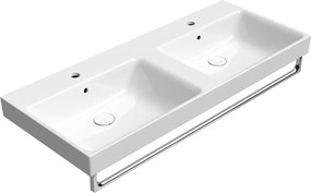 GSI GSI, NUBES keramické dvojumývadlo 120x50cm, biela ExtraGlaze, 9625111