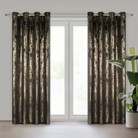 ZATEMŇOVACÍ ZÁVES NA KRÚŽKOCH RENIA 140X250 CM VZOROVANÁ