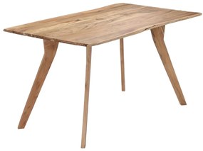 Jedálenský stôl z akáciového dreva 140x80x76 cm 247977