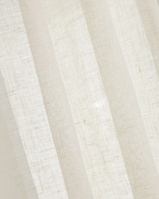 Zaves s riasením WAVE farba produktu krémová látka polopriehľadný, zapletaná, ľanová