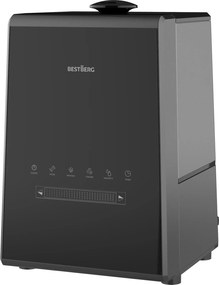 Plazmový zvlhčovač vzduchu s ionizátorom BestBerg BBAH-11B / 110 W / 5,3 l / 450 ml/h / čierna