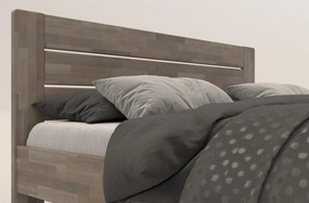 Posteľ Emilia 180x200 cm, šedý buk