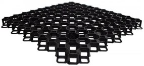 Bestent Zatrávňovacia dlažba plastová 60x60x4cm Black MULTI GRID