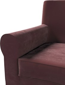 Poťah na kreslo Ektorp Jennylund farba produktu červená látka lesklá, zamatová