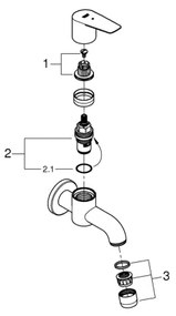 GROHE 20238001 - Vypúšťací ventil DN 15 lesklý chróm