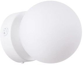 Biele nástenné svietidlo Blaze – Sollux