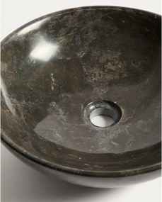 Sivé kamenné okrúhle umývadlo ø 40 cm Darnen – Kave Home