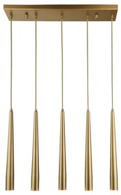 Závesné svietidlo v zlatej farbe Agusta – Squid Lighting