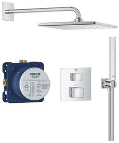 GROHE 34879000 - Podomietkový sprchový systém PRECISION CUBE 310 × 310 mm chróm
