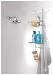 Závesná polička do kúpelne s 2 poschodiami Metaltex Onda