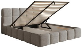 Manželská posteľ 160 cm Cirsten 160 (s roštom) (s úl. priestorom) (sivá). Akcia -19%. Vlastná spoľahlivá doprava až k Vám domov. 1099516