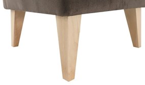 Kondela Taburet, taupe-sivohnedá/buk, RODEZA