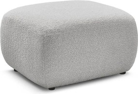 Svetlosivá podnožka z textílie buklé Montaigne – Bobochic Paris