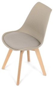 Autronic -  Židle jídelní, cappuccino plast, CT-X7055 CAP