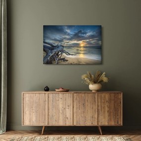 Obraz mora pri západe slnka (90x60 cm)