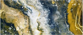 Obraz - Zlatá abstrakcia (120x50 cm)
