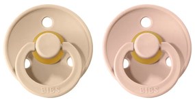 BIBS Colour cumlíky, kaučuk 2ks - veľkosť 1 - Vanilla Blush