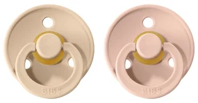 BIBS Colour cumlíky, kaučuk 2ks - veľkosť 1 - Vanilla Blush