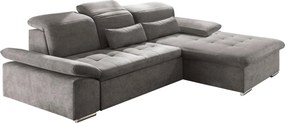 XXXLutz ROHOVÁ SEDAČKA, textil, kompozitné drevo, bahenná hnedá MID.YOU - Sedačky - 002220026701