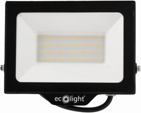 ECOLIGHT LED reflektor 50W 2v1 - neutrálna biela + čidlo pohybu