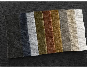 Čierna ženilková rohová pohovka (ľavý roh/s leňoškou) Leonore – Bobochic Paris