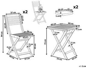 Záhradný set Fici (žltá). Vlastná spoľahlivá doprava až k Vám domov. 1011673