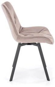 OTOČNÁ JEDÁLENSKÁ STOLIČKA TIARA BÉŽOVÁ