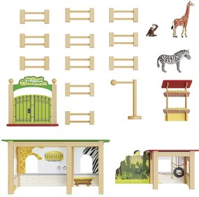 Playtive Drevený sedliacky dvor/zoo/strom pre lesné víly (zoo)  (100367737)