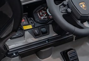 Elektrické autíčko Lamborghini Revuelto XL sivé
