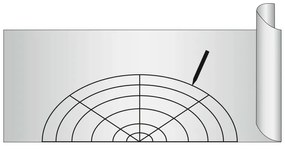 Transparentná protišmyková podložka do zásuvky Wenko Anti Slip, 150 × 50 cm