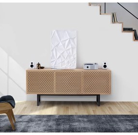 Komoda v dubovom dekore Woodman Mora Diamond, 175 x 75 cm