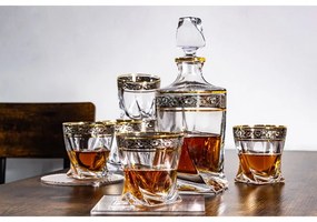 BOHEMIA QUADRO GOLD-PLATINUM WHISKY SADA 1+6 KS