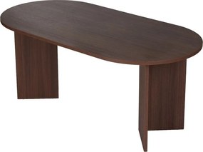 Jedálenský stôl v dekore orecha 89,5x180 cm Sablin – Kalune Design