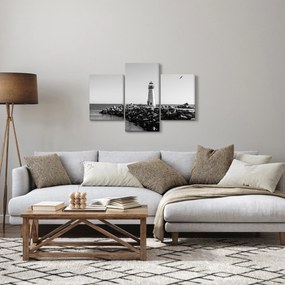 Obraz - Maják na pobreží, Santa Cruz, Kalifornia (90x60 cm)