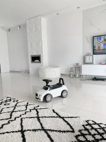 Behúň BERBER SAFI, biely, strapce