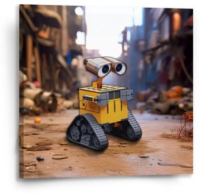 Sablio Obraz Wall-E robot Mesto - 50x50 cm