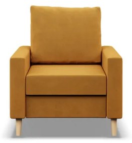 Kreslo BLANK Elegant žlté