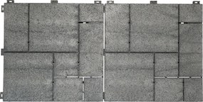 Gumová dlaždica STONE MOSAIC 30 x 30 cm, sivá MHEU5100182