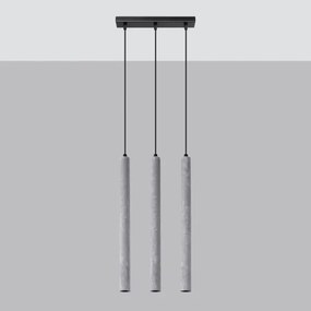 Sollux SL.1272 - Luster na lanku PASTELO 3xG9/8W/230V betón