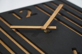 Dekorstudio Drevené hodiny na stenu LAMELE 30cm