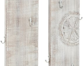 furniture-nabytek.cz - Masívne nástenné panely Mackay z mangového dreva, lakované, biele – 25×3×160 cm