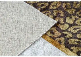 MIRO 51338.805 umývací koberec Mramor, geometrická protišmykový - hnedý Veľkosť: 160x220 cm