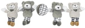 Kolotoč nad postieľku Baby Mix Malé medvedíky sivý