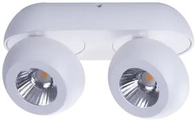 LED bodové svetlo Ojos 2 biele