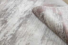Koberec CORE W9775 Ramka - svetlý béž / ružový
