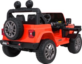 Ramiz Jeep Wrangler Rubicon LIFT elektrické autíčko pre deti oranžové