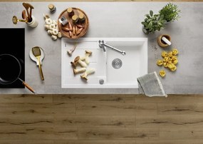 Blanco Metra 5 S, silgranitový drez 860x500x190 mm, 1-komorový, antracitová, BLA-513212