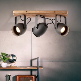 Brilliant - Bodové svietidlo CROWTON 3xGU10/6W/230V borovica