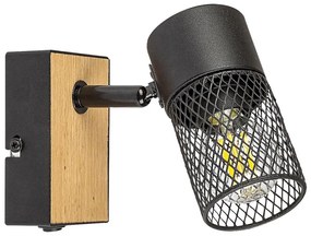 Rabalux 71151 - Nástenné bodové svietidlo METTA 1xE14/40W/230V dub